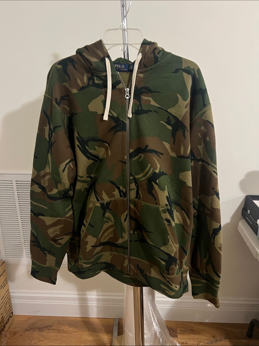 Polo by Ralph Lauren Men’s Camo Full-Zip Sweatshirt Hoodie - Green/Brown NWT